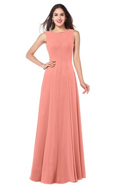 ColsBM Hazel Desert Flower Modern A-line Sleeveless Zip up Floor Length Pleated Plus Size Bridesmaid Dresses