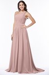 ColsBM Kiana Bridal Rose Gorgeous Zipper Chiffon Sweep Train Pleated Evening Dresses