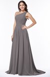 ColsBM Kiana Ridge Grey Gorgeous Zipper Chiffon Sweep Train Pleated Evening Dresses