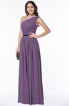 ColsBM Tiana Chinese Violet Traditional A-line One Shoulder Chiffon Floor Length Plus Size Bridesmaid Dresses