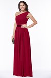 ColsBM Tiana Scooter Traditional A-line One Shoulder Chiffon Floor Length Plus Size Bridesmaid Dresses