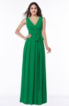 ColsBM Esther Jelly Bean Traditional V-neck Sleeveless Zip up Chiffon Plus Size Bridesmaid Dresses
