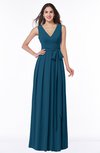 ColsBM Esther Traditional V-neck Sleeveless Zip up Chiffon Plus Size Bridesmaid Dresses