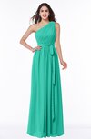 ColsBM Fiona Ceramic Classic A-line Asymmetric Neckline Chiffon Floor Length Sash Plus Size Bridesmaid Dresses
