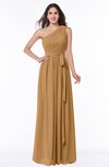 ColsBM Fiona Doe Classic A-line Asymmetric Neckline Chiffon Floor Length Sash Plus Size Bridesmaid Dresses