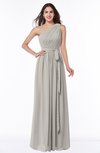ColsBM Fiona Hushed Violet Classic A-line Asymmetric Neckline Chiffon Floor Length Sash Plus Size Bridesmaid Dresses