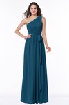 ColsBM Fiona Classic A-line Asymmetric Neckline Chiffon Floor Length Sash Plus Size Bridesmaid Dresses