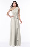 ColsBM Fiona Off White Classic A-line Asymmetric Neckline Chiffon Floor Length Sash Plus Size Bridesmaid Dresses