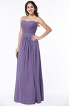 ColsBM Leslie Chalk Violet Classic Strapless Sleeveless Zipper Floor Length Ribbon Plus Size Bridesmaid Dresses