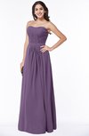 ColsBM Leslie Chinese Violet Classic Strapless Sleeveless Zipper Floor Length Ribbon Plus Size Bridesmaid Dresses