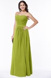ColsBM Leslie Green Oasis Classic Strapless Sleeveless Zipper Floor Length Ribbon Plus Size Bridesmaid Dresses