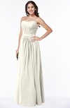 ColsBM Leslie Whisper White Classic Strapless Sleeveless Zipper Floor Length Ribbon Plus Size Bridesmaid Dresses