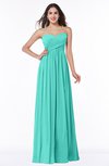 ColsBM Leyla Blue Turquoise Modern A-line Sleeveless Zipper Chiffon Plus Size Bridesmaid Dresses
