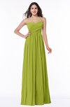 ColsBM Leyla Green Oasis Modern A-line Sleeveless Zipper Chiffon Plus Size Bridesmaid Dresses