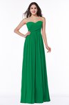 ColsBM Leyla Green Modern A-line Sleeveless Zipper Chiffon Plus Size Bridesmaid Dresses