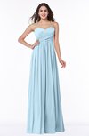 ColsBM Leyla Ice Blue Modern A-line Sleeveless Zipper Chiffon Plus Size Bridesmaid Dresses