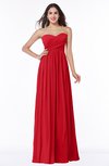ColsBM Leyla Red Modern A-line Sleeveless Zipper Chiffon Plus Size Bridesmaid Dresses