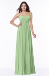 ColsBM Leyla Sage Green Modern A-line Sleeveless Zipper Chiffon Plus Size Bridesmaid Dresses