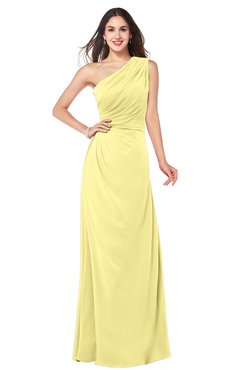 ColsBM Samantha Daffodil Vintage A-line Asymmetric Neckline Sleeveless Half Backless Draped Plus Size Bridesmaid Dresses