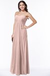 ColsBM Crystal Dusty Rose Plain Empire Sleeveless Chiffon Ruching Plus Size Bridesmaid Dresses