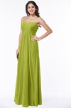 ColsBM Crystal Green Oasis Plain Empire Sleeveless Chiffon Ruching Plus Size Bridesmaid Dresses