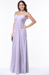 ColsBM Crystal Light Purple Plain Empire Sleeveless Chiffon Ruching Plus Size Bridesmaid Dresses