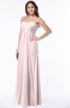 ColsBM Crystal Petal Pink Plain Empire Sleeveless Chiffon Ruching Plus Size Bridesmaid Dresses