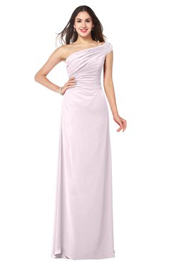 ColsBM Molly Blush Plain A-line Sleeveless Half Backless Floor Length Plus Size Bridesmaid Dresses