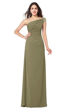 ColsBM Molly Boa Plain A-line Sleeveless Half Backless Floor Length Plus Size Bridesmaid Dresses