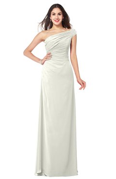 ColsBM Molly Ivory Plain A-line Sleeveless Half Backless Floor Length Plus Size Bridesmaid Dresses