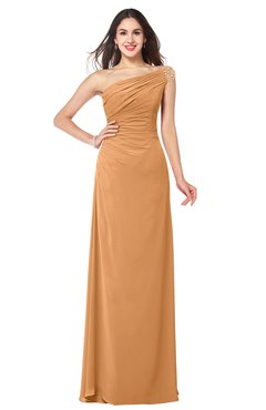 ColsBM Molly Pheasant Plain A-line Sleeveless Half Backless Floor Length Plus Size Bridesmaid Dresses