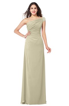ColsBM Molly Putty Plain A-line Sleeveless Half Backless Floor Length Plus Size Bridesmaid Dresses