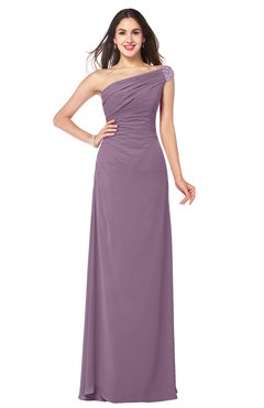 ColsBM Molly Valerian Plain A-line Sleeveless Half Backless Floor Length Plus Size Bridesmaid Dresses