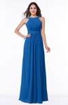ColsBM Alicia Royal Blue Glamorous A-line Thick Straps Sleeveless Chiffon Sash Plus Size Bridesmaid Dresses