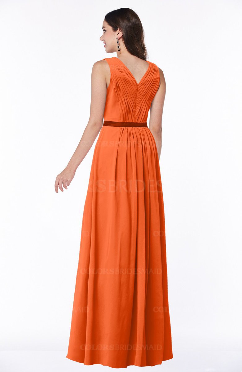 ColsBM Judith Tangerine Bridesmaid Dresses ColorsBridesmaid