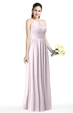 ColsBM Cherish Blush Traditional A-line Jewel Sleeveless Zipper Sash Bridesmaid Dresses