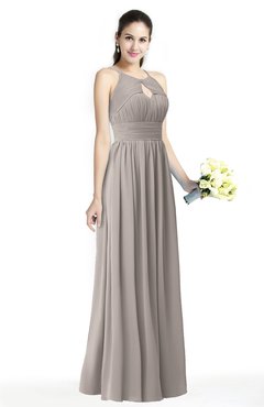 ColsBM Cherish Fawn Traditional A-line Jewel Sleeveless Zipper Sash Bridesmaid Dresses