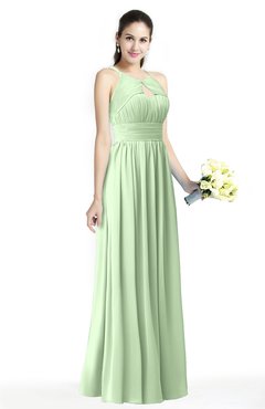ColsBM Cherish Seacrest Traditional A-line Jewel Sleeveless Zipper Sash Bridesmaid Dresses