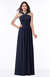ColsBM Marie Dark Sapphire Plain A-line Jewel Sleeveless Chiffon Bridesmaid Dresses