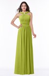 ColsBM Marie Green Oasis Plain A-line Jewel Sleeveless Chiffon Bridesmaid Dresses