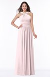 ColsBM Marie Petal Pink Plain A-line Jewel Sleeveless Chiffon Bridesmaid Dresses