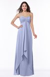 ColsBM Azalea Blue Heron Sexy A-line Spaghetti Zipper Pleated Plus Size Bridesmaid Dresses