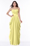 ColsBM Wren Daffodil Informal Sleeveless Half Backless Chiffon Floor Length Plus Size Bridesmaid Dresses