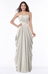 ColsBM Wren Off White Informal Sleeveless Half Backless Chiffon Floor Length Plus Size Bridesmaid Dresses