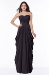 ColsBM Wren Perfect Plum Informal Sleeveless Half Backless Chiffon Floor Length Plus Size Bridesmaid Dresses