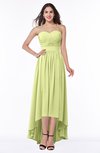 ColsBM Sierra Lime Green Classic Trumpet Strapless Half Backless Chiffon Bridesmaid Dresses