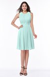 ColsBM Daphne Blue Glass Elegant A-line Jewel Half Backless Chiffon Knee Length Prom Dresses