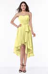 ColsBM Raina Daffodil Plain A-line Sweetheart Sleeveless Zip up Chiffon Plus Size Bridesmaid Dresses