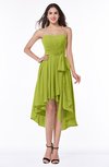 ColsBM Raina Green Oasis Plain A-line Sweetheart Sleeveless Zip up Chiffon Plus Size Bridesmaid Dresses