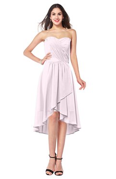 ColsBM Karina Blush Elegant A-line Strapless Sleeveless Ruching Plus Size Bridesmaid Dresses